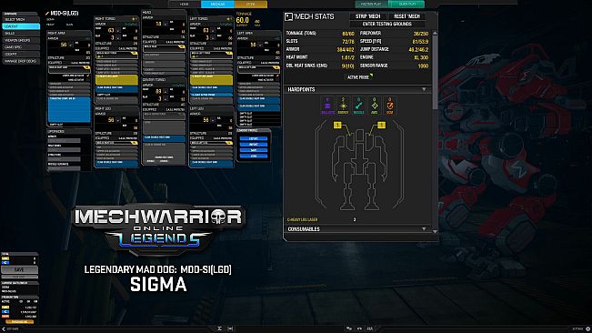 MechWarrior Online - Sigma Legendary Mech Pack