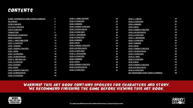 Gori: Cuddly Carnage - Artbook