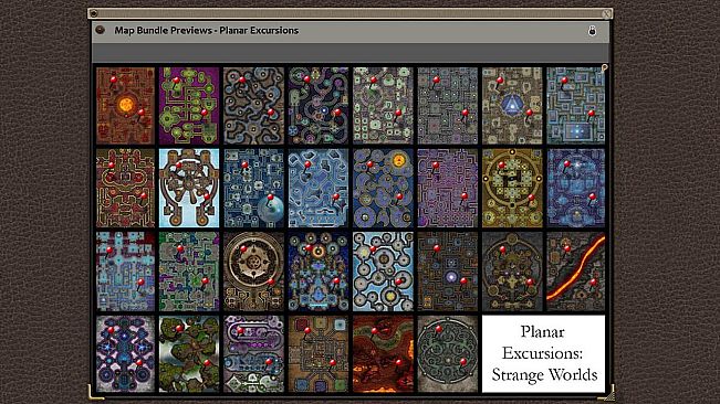 Fantasy Grounds - Paths to Adventure: Planar Excursions Map (Map Pack)