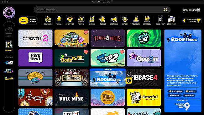 The Jackbox Megapicker