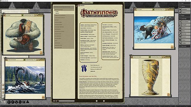 Fantasy Grounds - Pathfinder RPG - Campaign Setting: Mystery Monsters Revisited