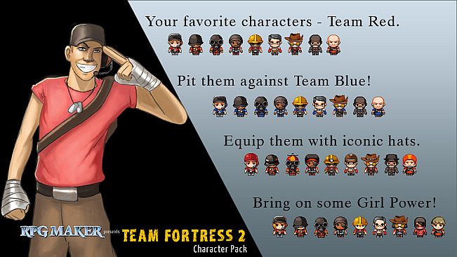RPG Maker MV - Team Fortress 2 Character Pack