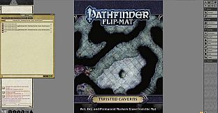 Fantasy Grounds - Pathfinder RPG - Pathfinder Flip-Mat - Classic Twisted Caverns