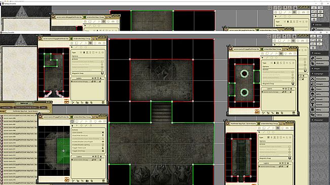 Fantasy Grounds - Pathfinder RPG - Map Pack: Secret Rooms