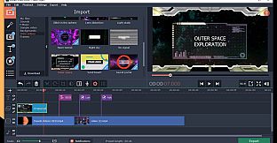 Movavi Video Editor Plus 2020 Effects - Space Journey Pack