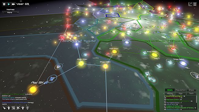 GalactiWar - Empire Simulator