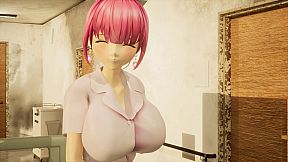 Ejaculation Treatment by Nurse Luna with her Bursting Tits, in a Sexual Treatment Ward! ～3DCG Animation Animation～