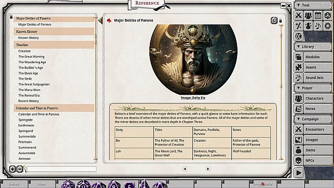 Fantasy Grounds - Panovo Player's Primer