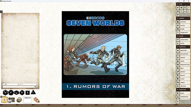 Fantasy Grounds - Seven Worlds Module 1: Rumors of War