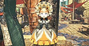 Monster Hunter Wilds - Pendant: Orange Lala Dress Doll