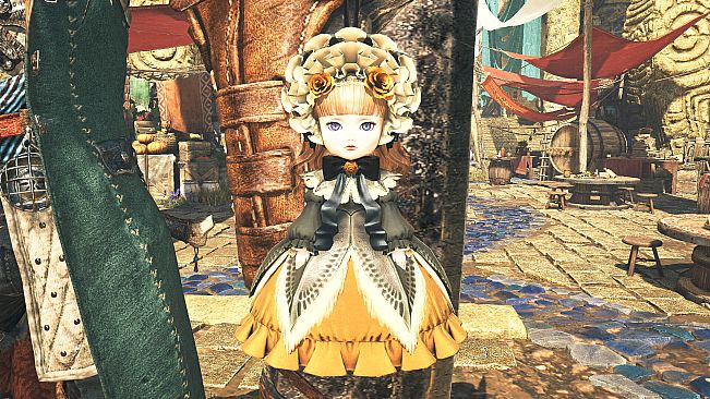 Monster Hunter Wilds - Pendant: Orange Lala Dress Doll