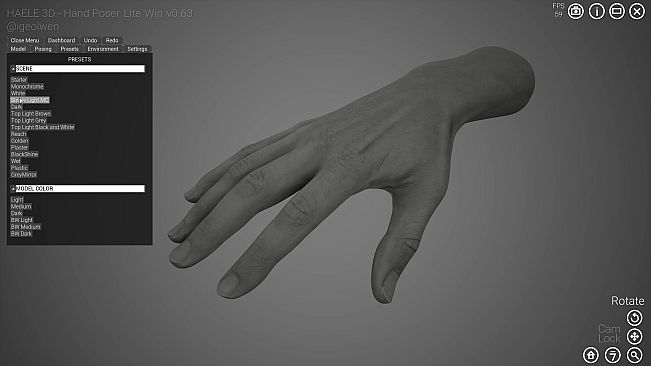 HAELE 3D - Hand Poses Lite - Drawing References