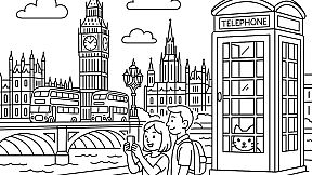 100 Cats Lost In England Find & Color