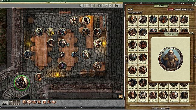 Fantasy Grounds - Fantasy Token Collection - Commoner 01