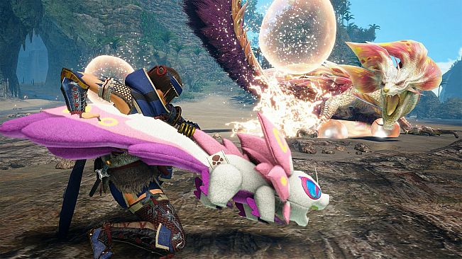 Monster Hunter Rise - "Stuffed Mizutsune" Hunter layered weapon (Heavy Bowgun)