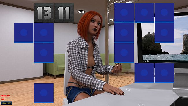 Sexy Memory Puzzle - Futanari Doctor