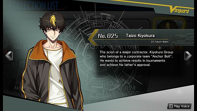 Cardfight!! Vanguard DD: Character Set 06: TAIZO KIYOKURA