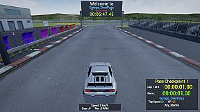 1980s & 90s Style - Retro Track Car Racer