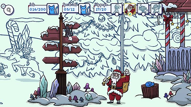 Hidden Cats in Santa's Realm