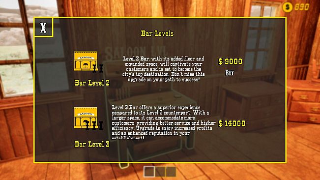 Wild West Saloon Simulator