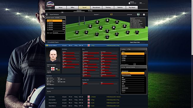 National Rugby Manager - European Rugby Pack