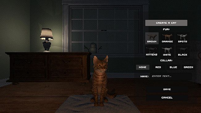 Virtual Interactive Fireplace - Cats