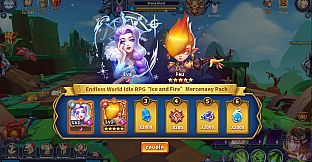 Endless World Idle RPG - Ice and Fire Mercenary Pack
