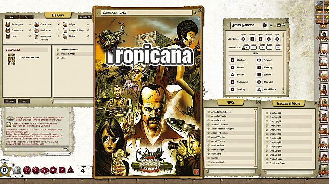 Fantasy Grounds - Tropicana Campaign Setting (Savage Worlds)