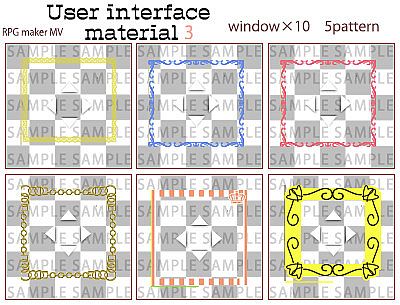 RPG Maker MV - User Interface Material 3