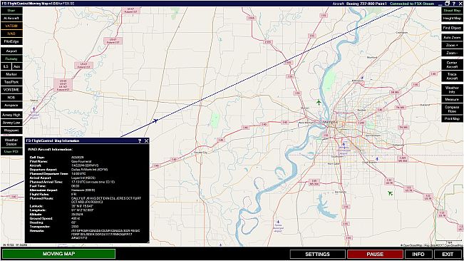 FSX Steam Edition: Moving Map Add-On