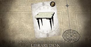 Voice of Cards: The Isle Dragon Roars Library Desk