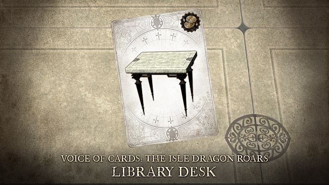 Voice of Cards: The Isle Dragon Roars Library Desk