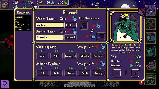 Spooky Mansion Manager