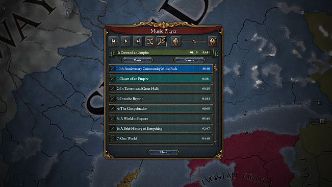 Europa Universalis IV: 10th Anniversary Community Music Pack