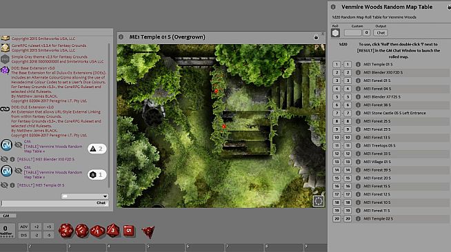 Fantasy Grounds - Meanders Map Pack: Venmire Woods (Map Pack)