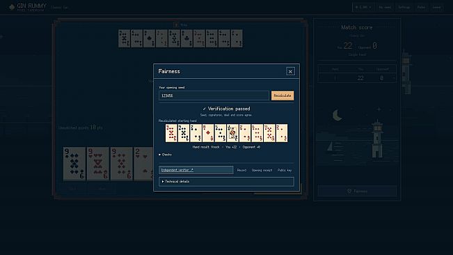 Gin Rummy: Pixel Cardroom