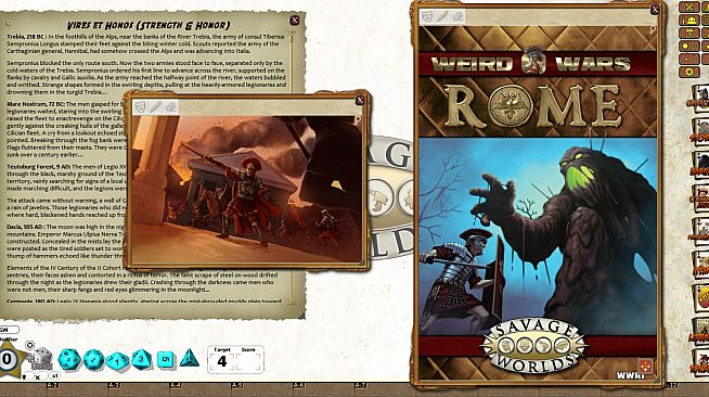 Fantasy Grounds - Weird Wars Rome (Savage Worlds)