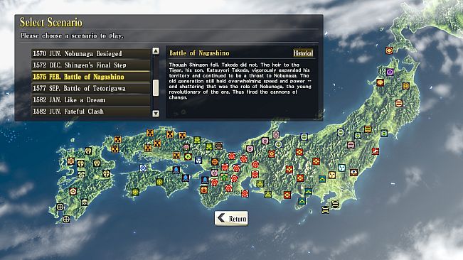 NOBUNAGA'S AMBITION: SoI - Scenario 5 "Battle of Nagashino"
