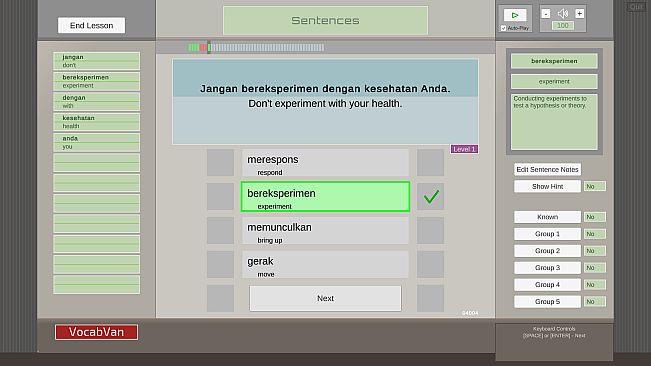 VocabVan - Indonesian