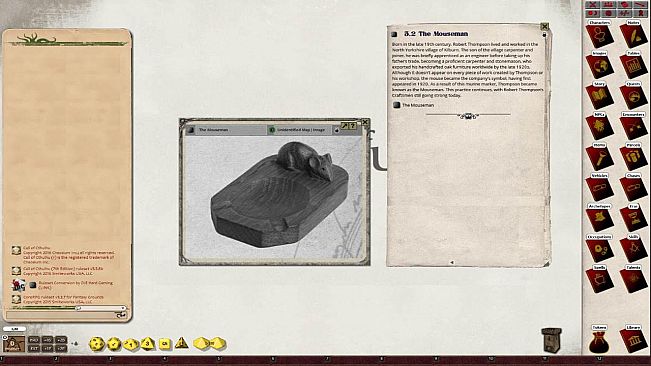 Fantasy Grounds - Call of Cthulhu Adventure Pack 1 (Call of Cthulhu 7E)