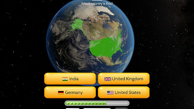 Capitals Quizzer - Globe Mode