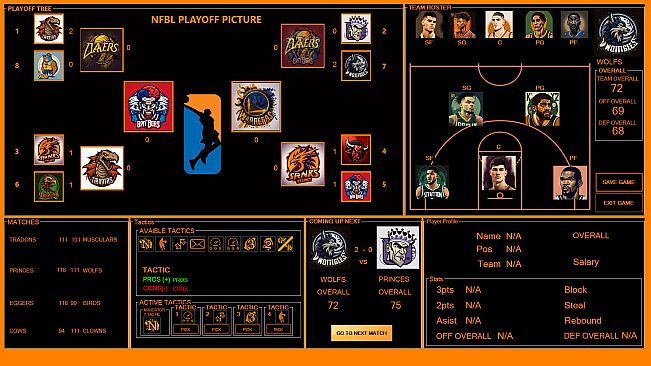 NFBL-NATIONAL FANTASY BASKETBALL LEAGUE