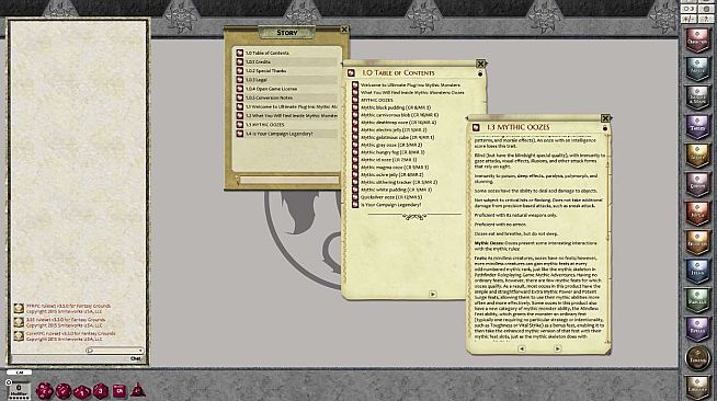 Fantasy Grounds - Mythic Monsters #3: Oozes (PFRPG)
