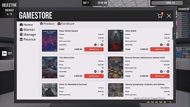 Video Game Store Simulator