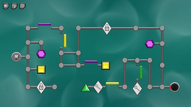 Two Portals - A Gemstone Puzzle Game