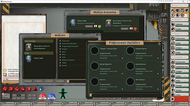 Fantasy Grounds - Fallout RPG - Once Upon a Time in the Wasteland