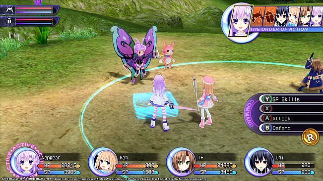 Hyperdimension Neptunia Re;Birth2 Lily-ad Dungeon