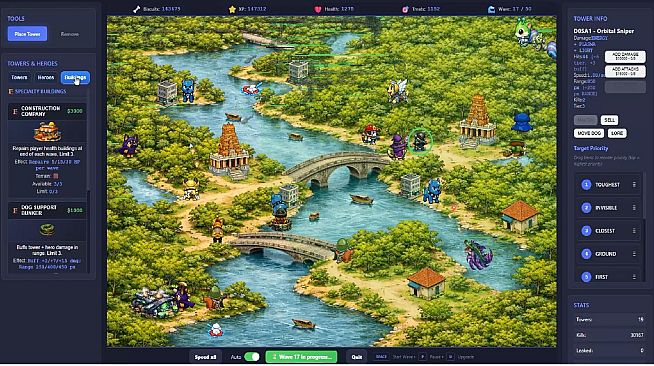 Rescue Dogs vs Aliens Tower Defense