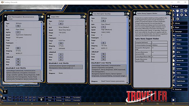 Fantasy Grounds - Vehicle Handbook