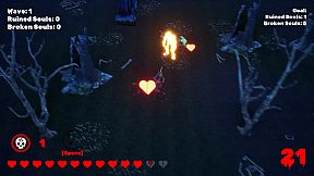 Broken Scary Skeleton